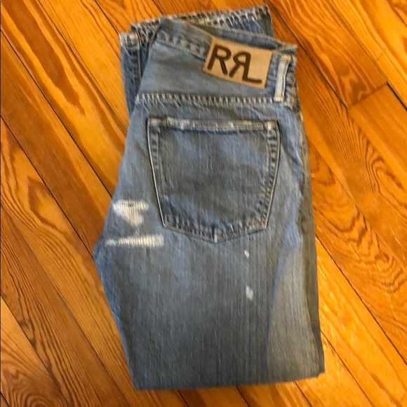 Double RL Boy Fit Sledge Denim. 28” Waist. - Picture 7 of 8